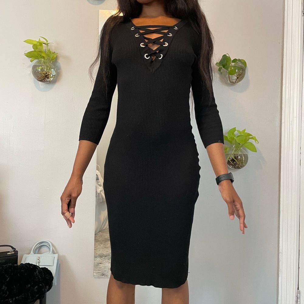 Black Midi Dress
